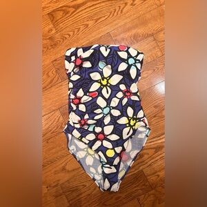 Floral Strapless Swimsuit from Livia monte carlo